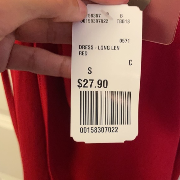 *NEW* Red Back Lace Up Formal Dress - Picture 3 of 3